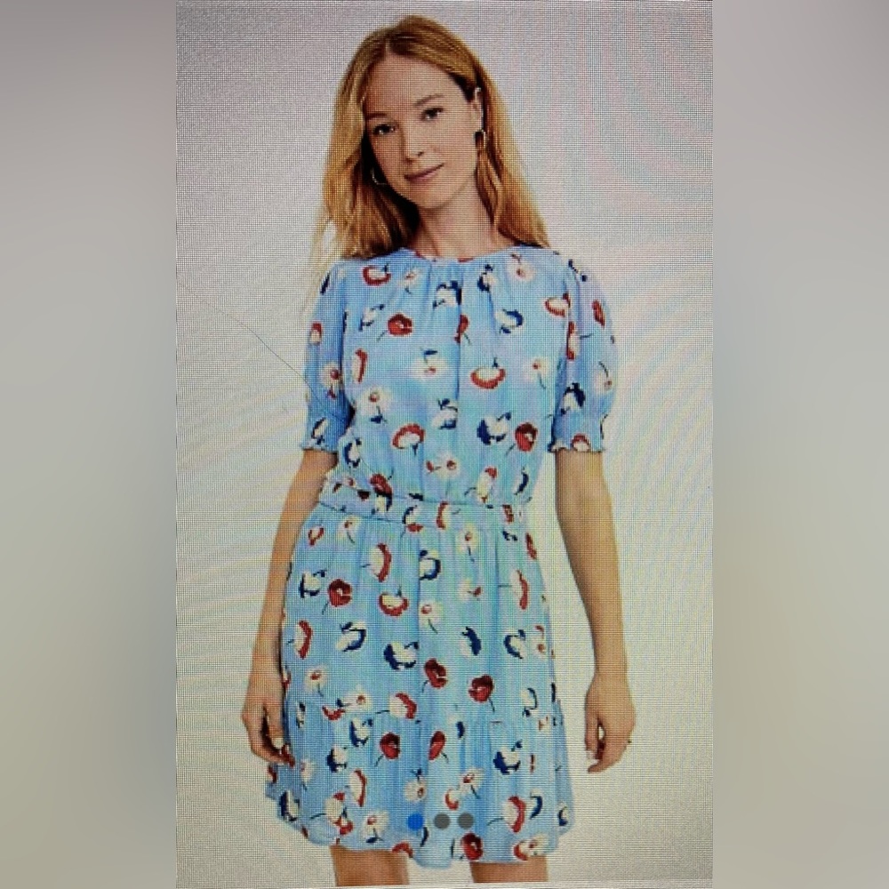 Loft Women’s Daisy Smocked Flounce Dress